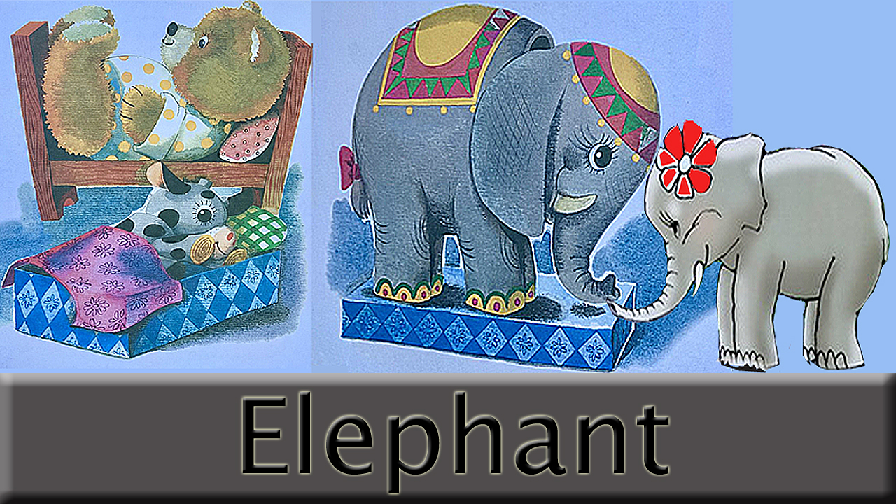 Десие стихи А.Барто на английском. Слон - Elephant